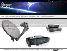 Tablet Screenshot of infinitysatellites.com